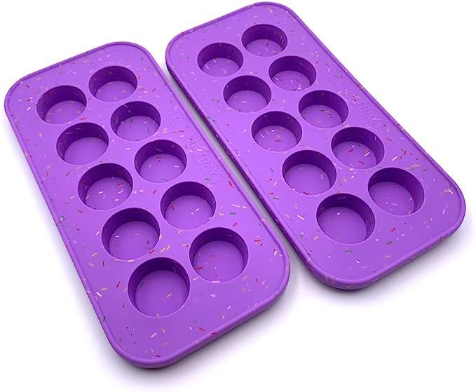 Amazon.com: The Cookie Tray by Souper Cubes - Pack of two -Freeze and Store Perfect Cookie Dough ... | Amazon (US)