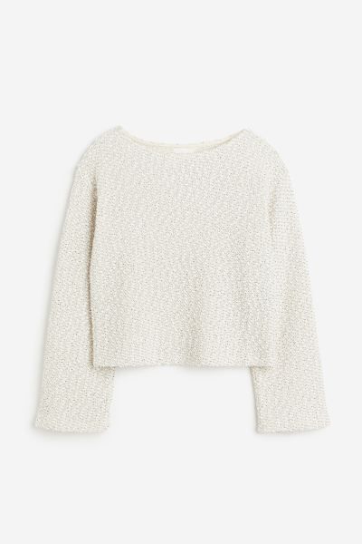 Boxy Sweater - Light beige - Ladies | H&M US | H&M (US + CA)