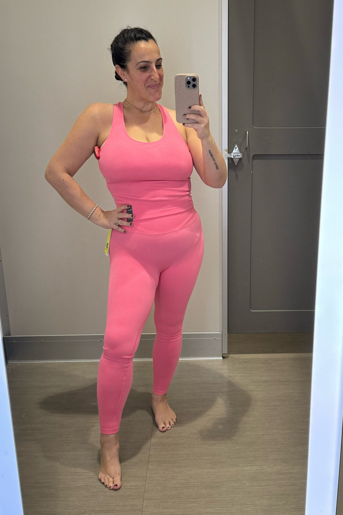 New target workout gear! Super comfortable ribbed set. 
I’m wearing an XL top and large bottoms.

#LTKfitness #LTKfindsunder50 #LTKmidsize