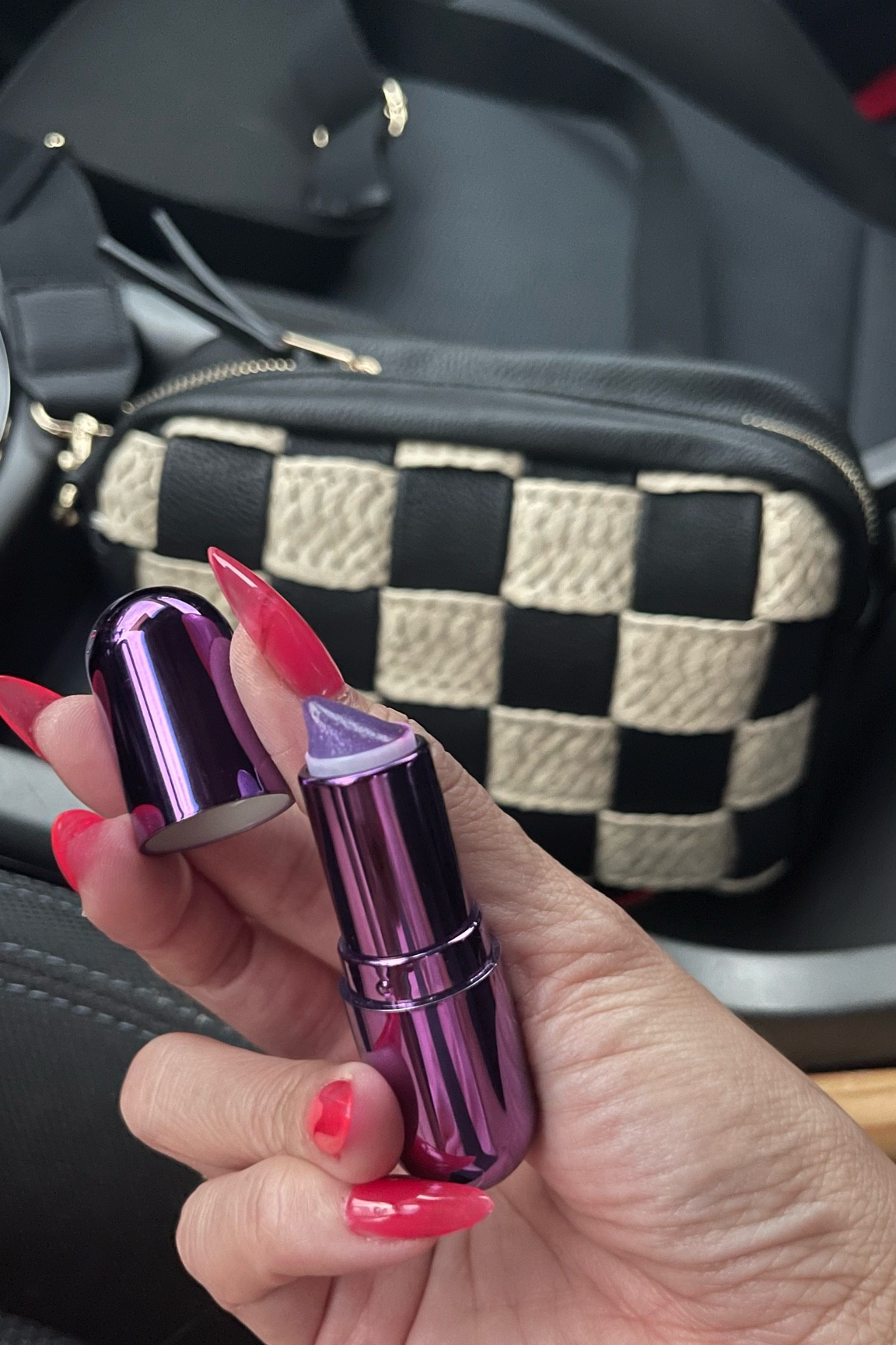 It’s official! I need to start an “Empties” collection here on LTK! If we are friends on Instagram @SemiCrunchyAlwaysExtra then you know I have a stories highlight over there that I share only empties - products that I used and loved so much that I empty it and re-order another. 

Guaranteed - everything that’s in there is worth it worth it. I am absolutely in love with these lip balms that give you a tint based on your pH. Between my daughter and I, we have emptied several of these, but this is the first time I am telling you about it! 

This lip balm makes my lips feel so smooth and provides just a hint of color while enhancing lip health. I always make sure to never fully run out, there is always a tube on my nightstand as well as in my purse. 

I have also linked the black and cream, checkered, woven, Crossbody bag, and red nail gel, polish, and gel X nail tips that I used to do an at home gel nails manicure

