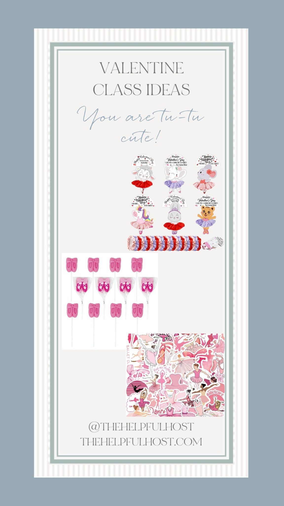 “You are Tu-tu cute!” 
Dance class valentine exchange, yes please! Suckers, scrunchies or stickers? Yes please! 

#LTKSeasonal #LTKKids #LTKParties