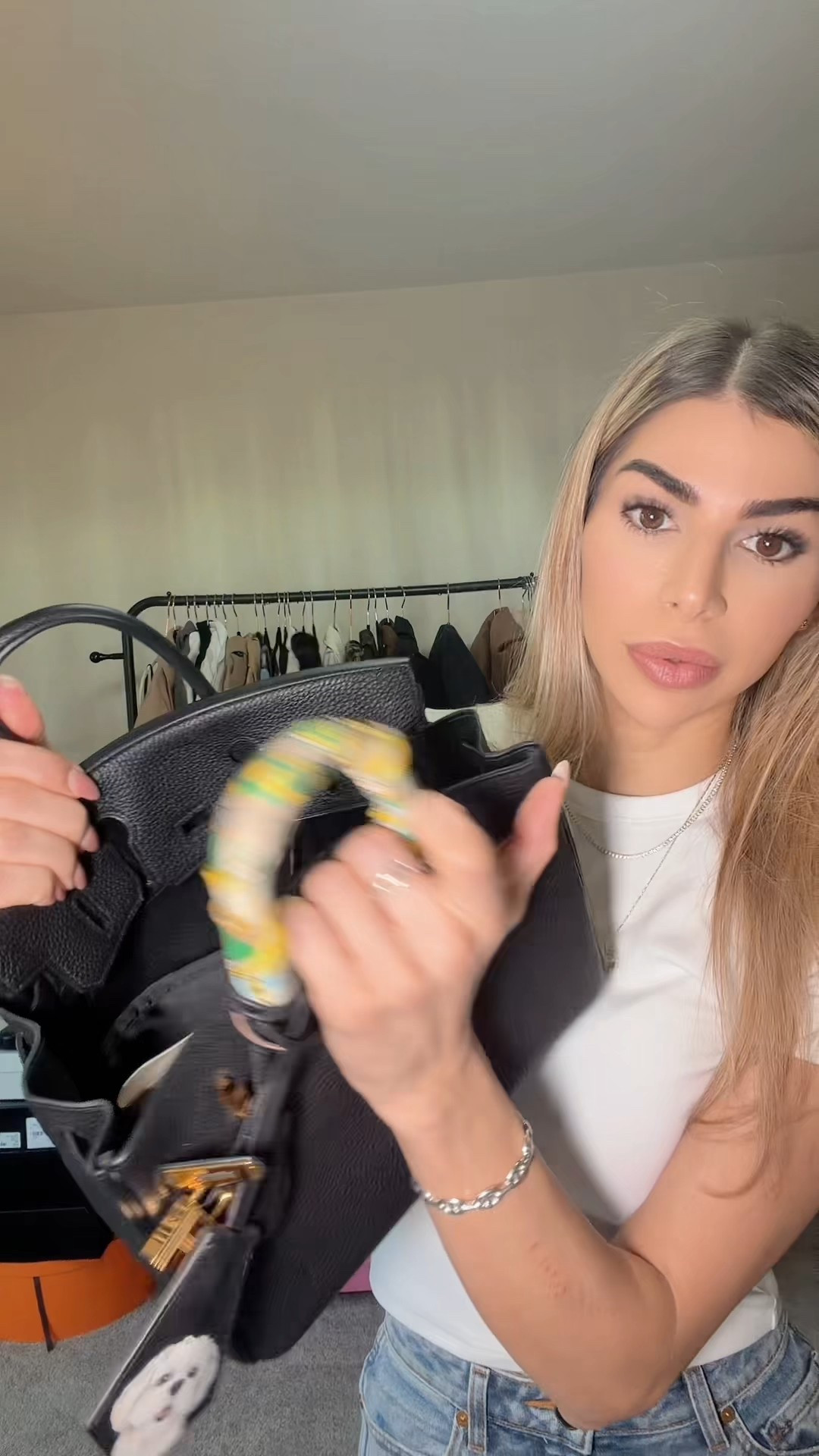 The BEST bag inserts out there for Hermes bags are on Amazon prime👛👜! Made out of silk! Click to see all colors! #hermes #birkin25 #minikelly #baginsert #amazon 

#LTKItBag #LTKStyleTip