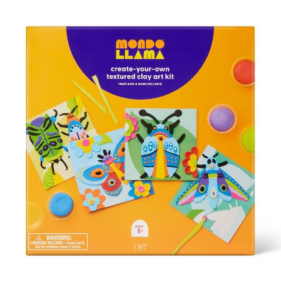 4ct Textured Clay Art Craft Kit - Mondo Llama™ | Target