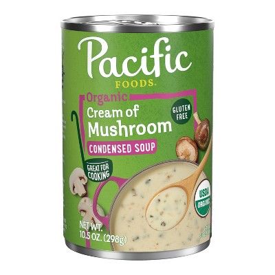 Pacific Foods Organic Gluten Free Condensed Cream of Mushroom Soup - 10.5oz | Target