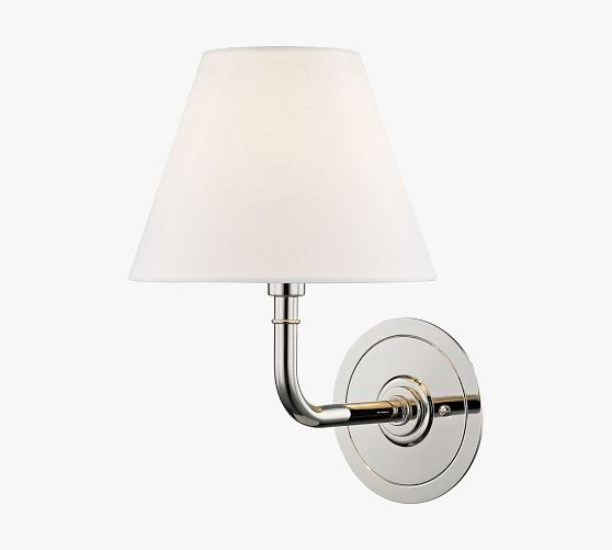 Celia Metal Wall Sconce (8") | Pottery Barn (US)