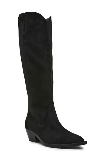 DV by Dolce Vita Kit Knee High Boot in Black Faux Suede at Nordstrom Rack, Size 6.5 Regular Calf | Nordstrom Rack