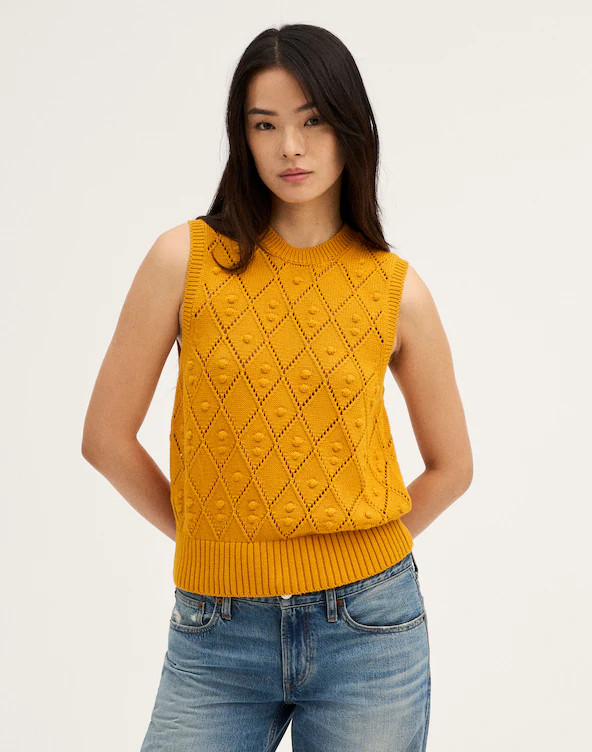 Bauble Pointelle-Stitch Sweater Vest | Madewell