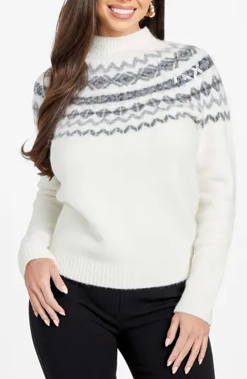 Akilah Fair Isle Mock Neck Sweater | Nordstrom
