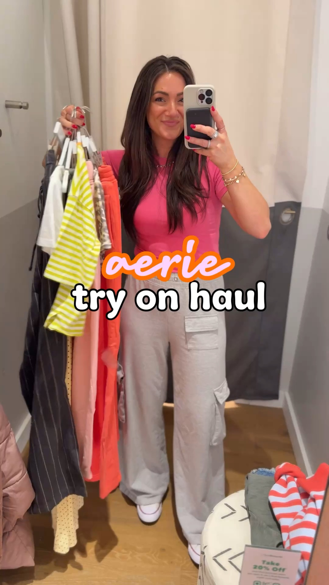 New at aerie! I sized down in the pants and flowy top, everything else tts 

#LTKootd #LTKPetite #LTKSpringSale