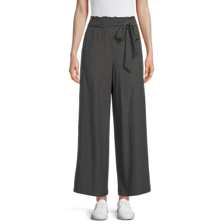 Derek Heart Junior’s Wide Leg Smocked Pants | Walmart (US)