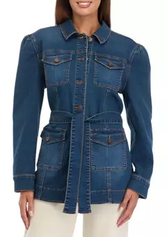 Crown & Ivy™ Women's Tie Waist Jacket | Belk