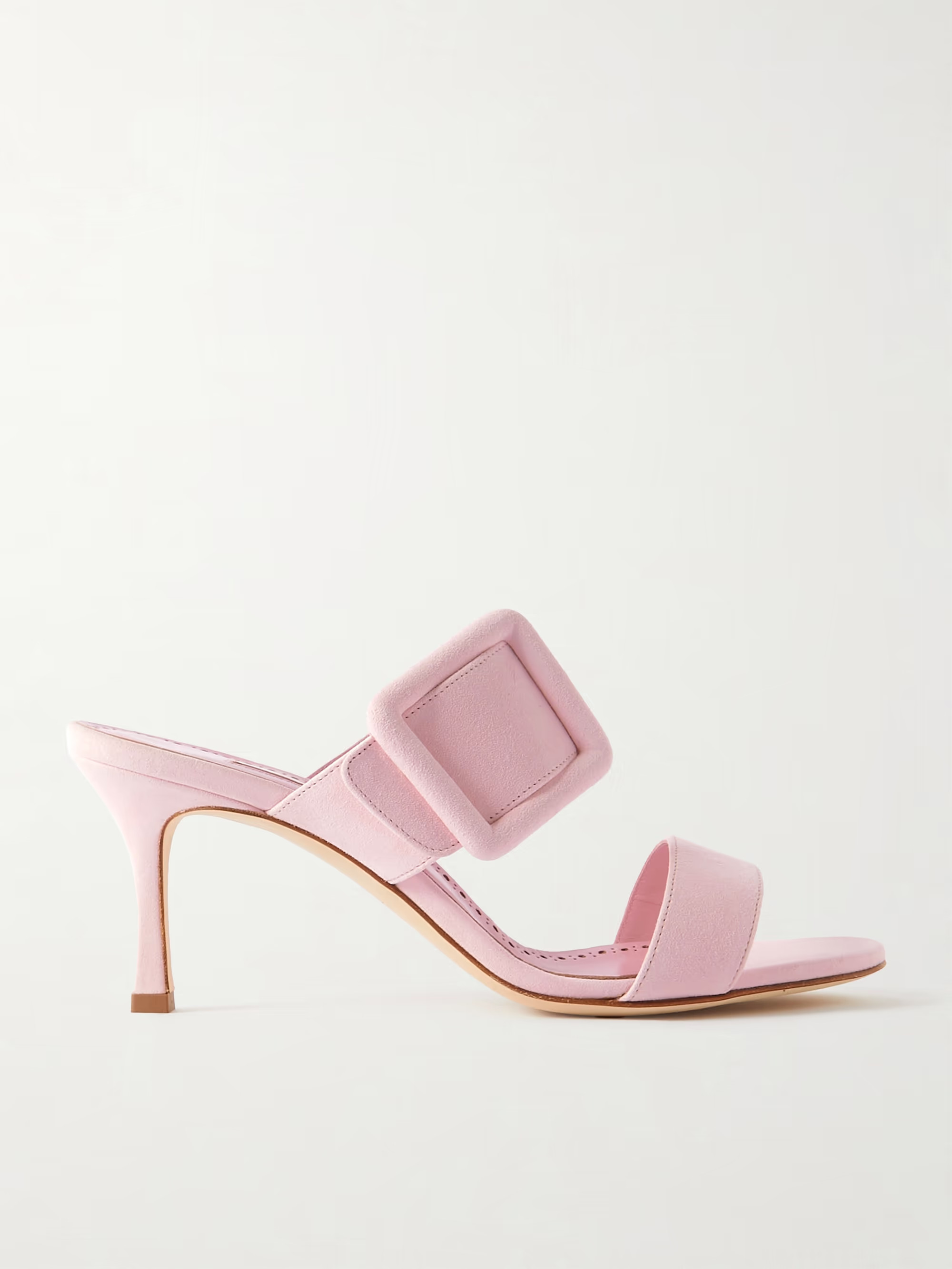Gable 70 buckled suede mules | NET-A-PORTER (US)