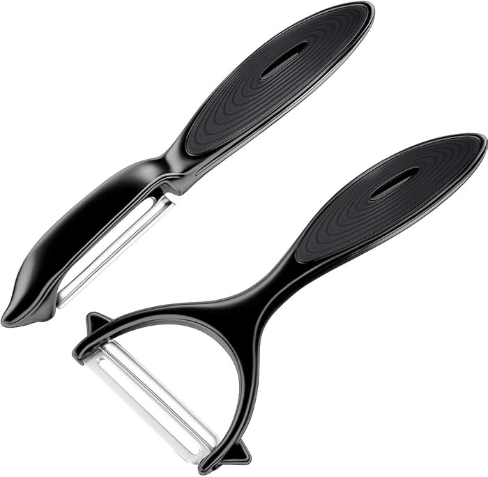 Premium Vegetable Peeler Set – Ultra Sharp Stainless Steel Blades with Non-Slip Ergonomic Handl... | Amazon (US)