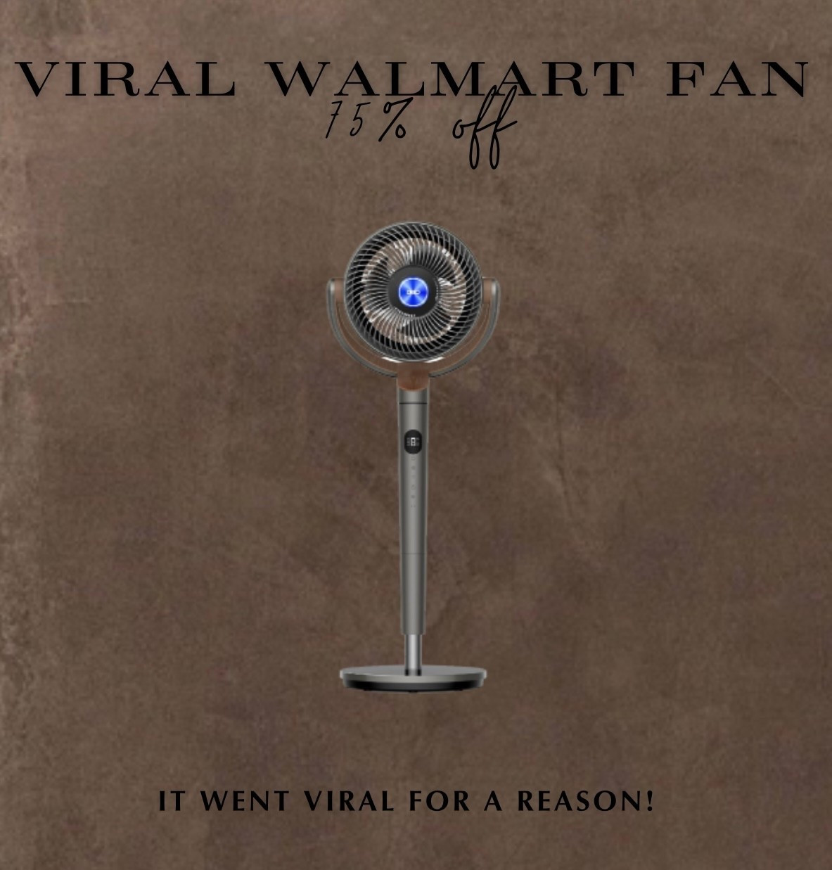 VIRAL WALMART FAN 75 PERCENT OFF?!? 

#LTKSaleAlert #LTKOver40 #LTKFindsUnder100