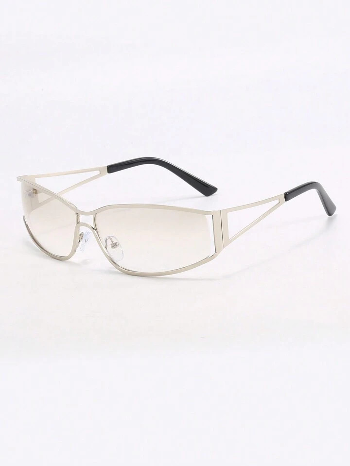 Cross-Border European And American Hollow Out Sunglasses, Y2K New Vintage Personalized Streetwear Women's Shades Beach Accessories For Women Sun Glasses Sunglasses Shades Basics And Suit For Sweater Jeans Sweatpants Hoodie Jackets Dress And Long Sleeve Shirt Fashionable Shade Elegant Outfit Family Outings Travel Vacation Holiday | SHEIN