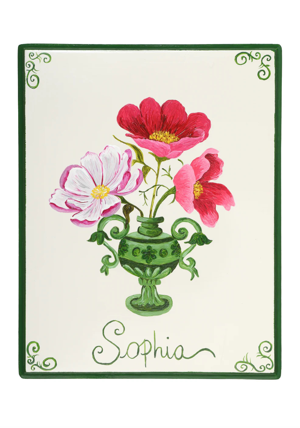 Step Stool in Green Vase | Over The Moon