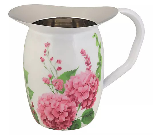 Temp-tations Seasonal 2-Quart Stainless Steel Pitcher - QVC.com | QVC
