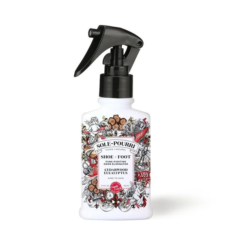 Sole Pourri Spray Foot Odor Eliminator Cedarwood Eucalyptus Shoe + Foot, 3.4 oz | Walmart (US)