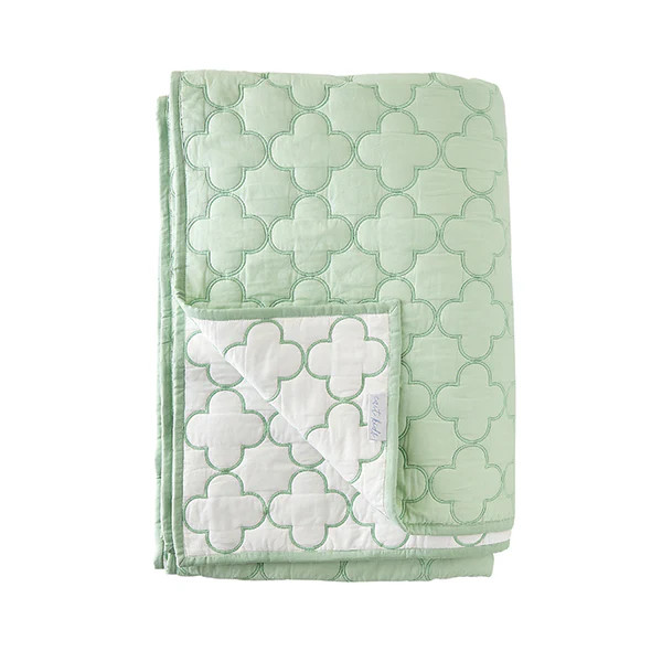 Clover Quilt in Garden Green | Caitlin Wilson Design