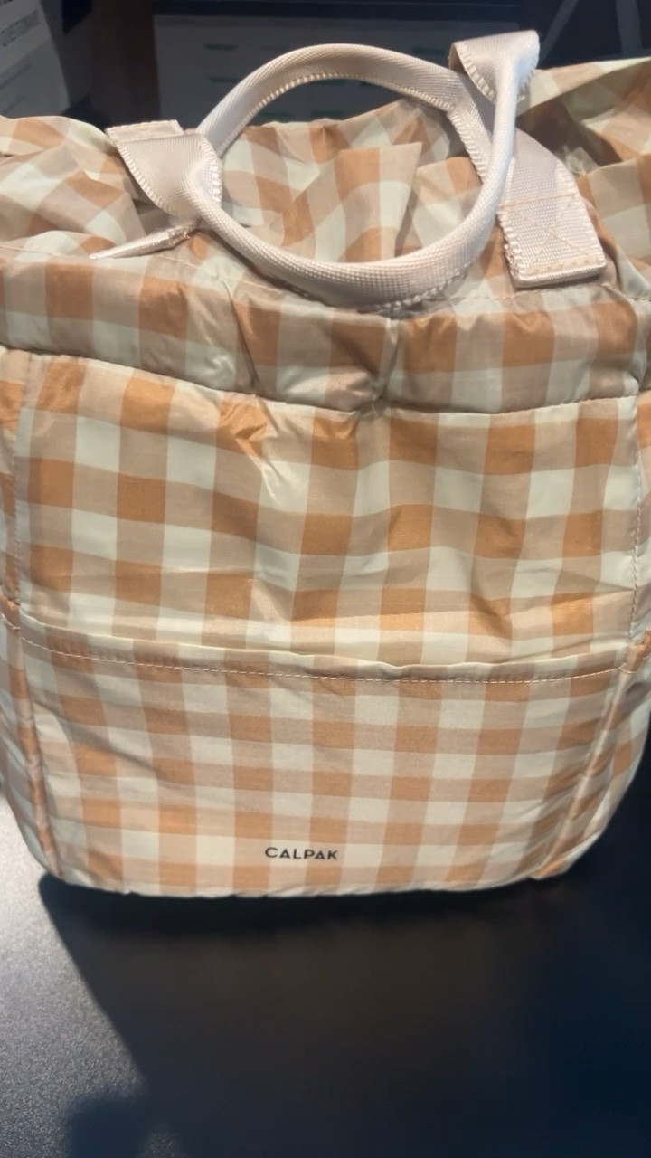 Cute but functional is what I live by.  This neutral gingham lunch bag goes with everything in every place 🍽️

#LTKworkwear #LTKfindsunder50 

#LTKVideo