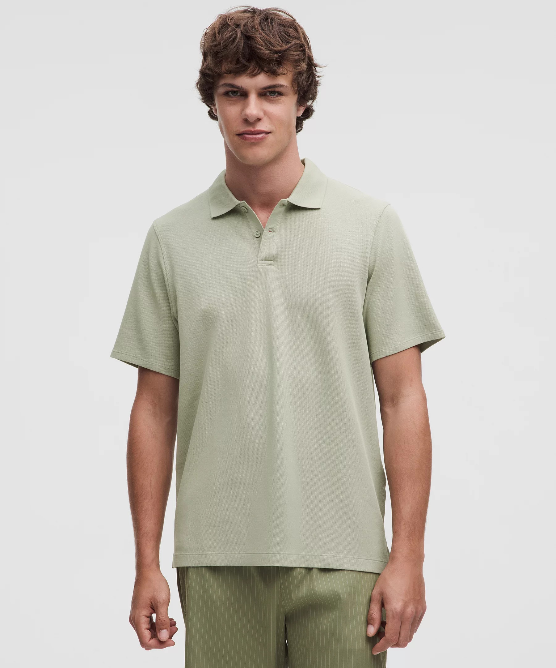 Cotton Pique Short-Sleeve Polo Shirt | Lululemon (US)