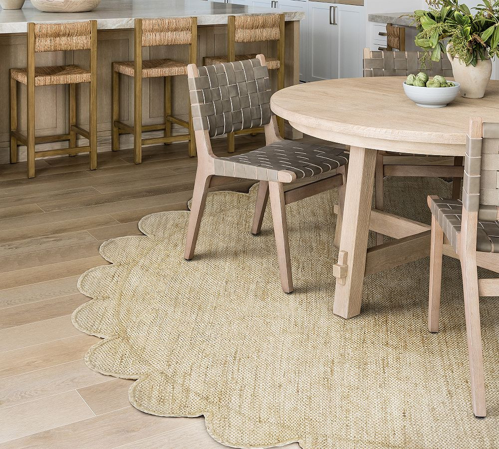 Pure Salt Parikia Handwoven Round Jute Rug | Pottery Barn (US)