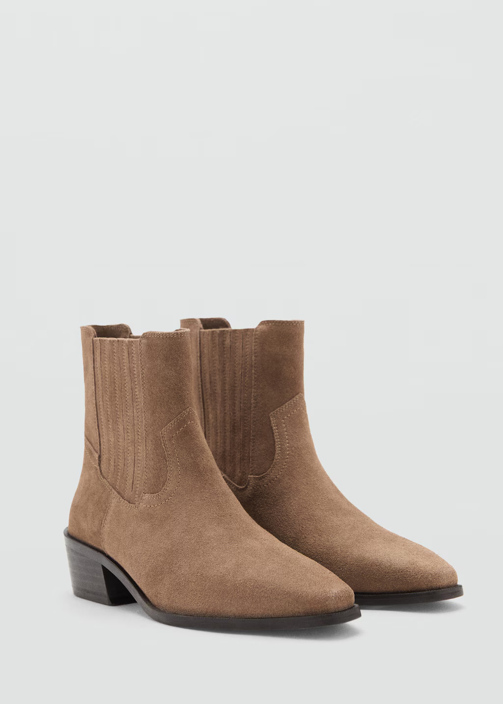 Suede leather ankle boots sand - Teenage girl - 4½ - MANGO TEEN | MANGO (UK)