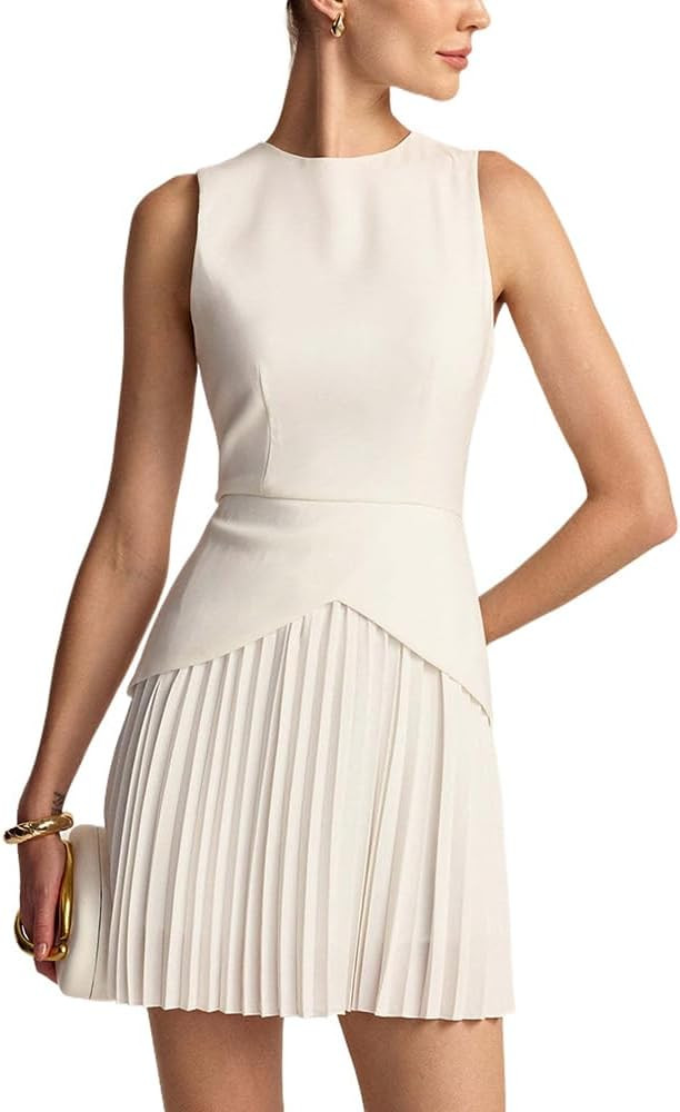 Spring Summer Dresses for Women Fashionable Flattering Sleeveless Suitable for Work Casual Wear a... | Amazon (US)