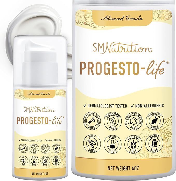 Progesterone Cream for Women Bioidentical 2000mg | From Wild Yam, Dermatologist-Tested | For Meno... | Amazon (US)