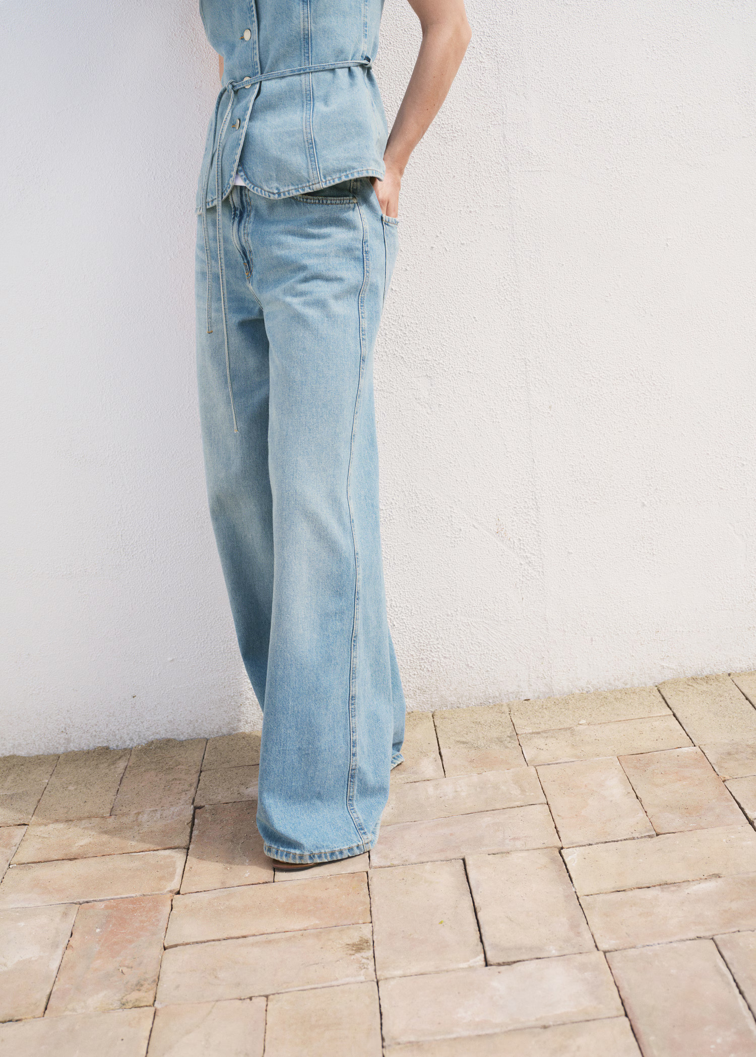 High-waisted wide-leg jeans - Women | MANGO USA | Mango (US/MX/AU)