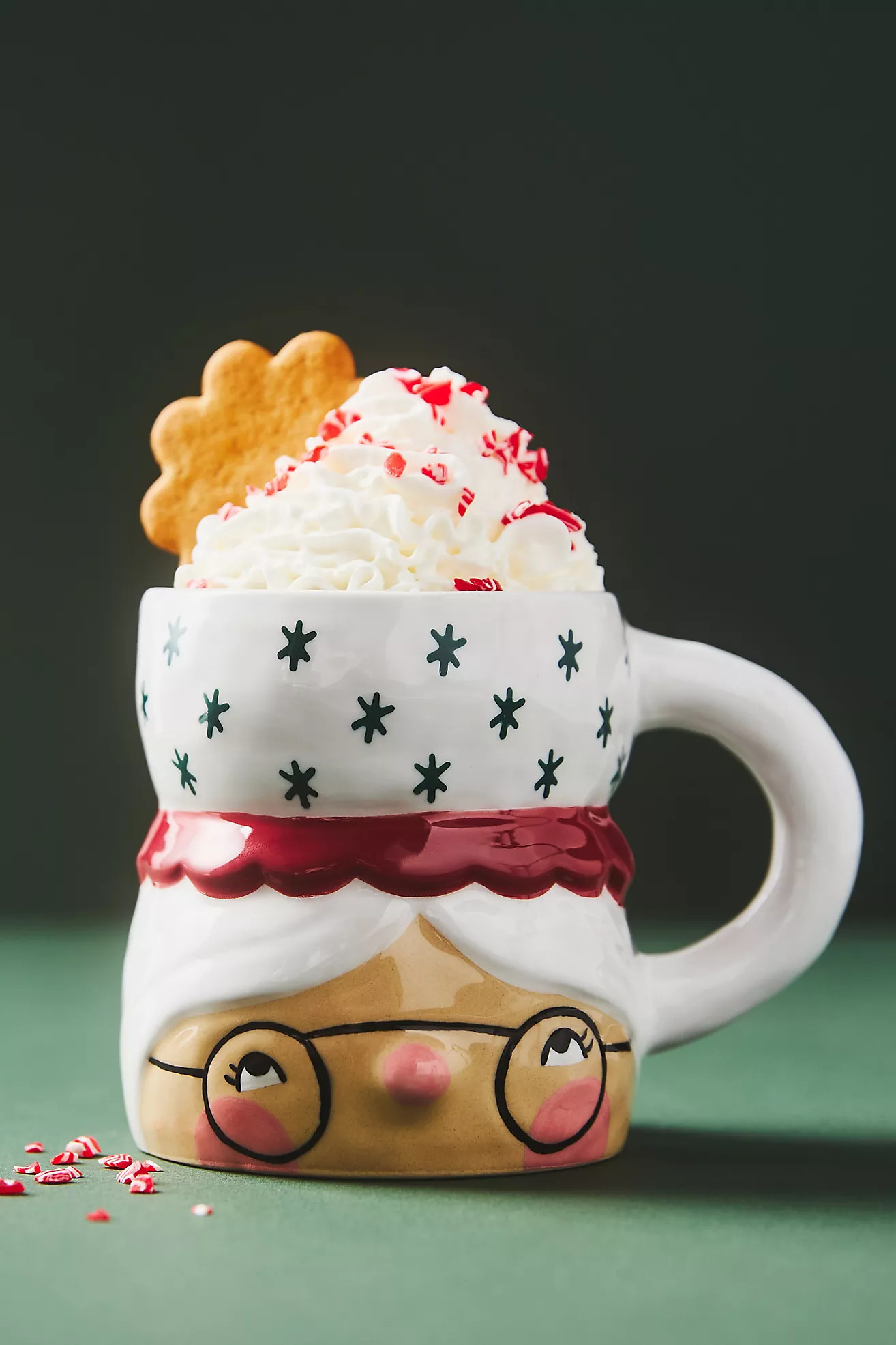 Isabela Dos Santos Mr & Mrs Claus Stoneware Mugs | Anthropologie (UK)