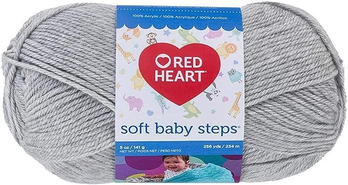 Red Heart Soft Baby Steps Yarn, Elephant | Amazon (US)