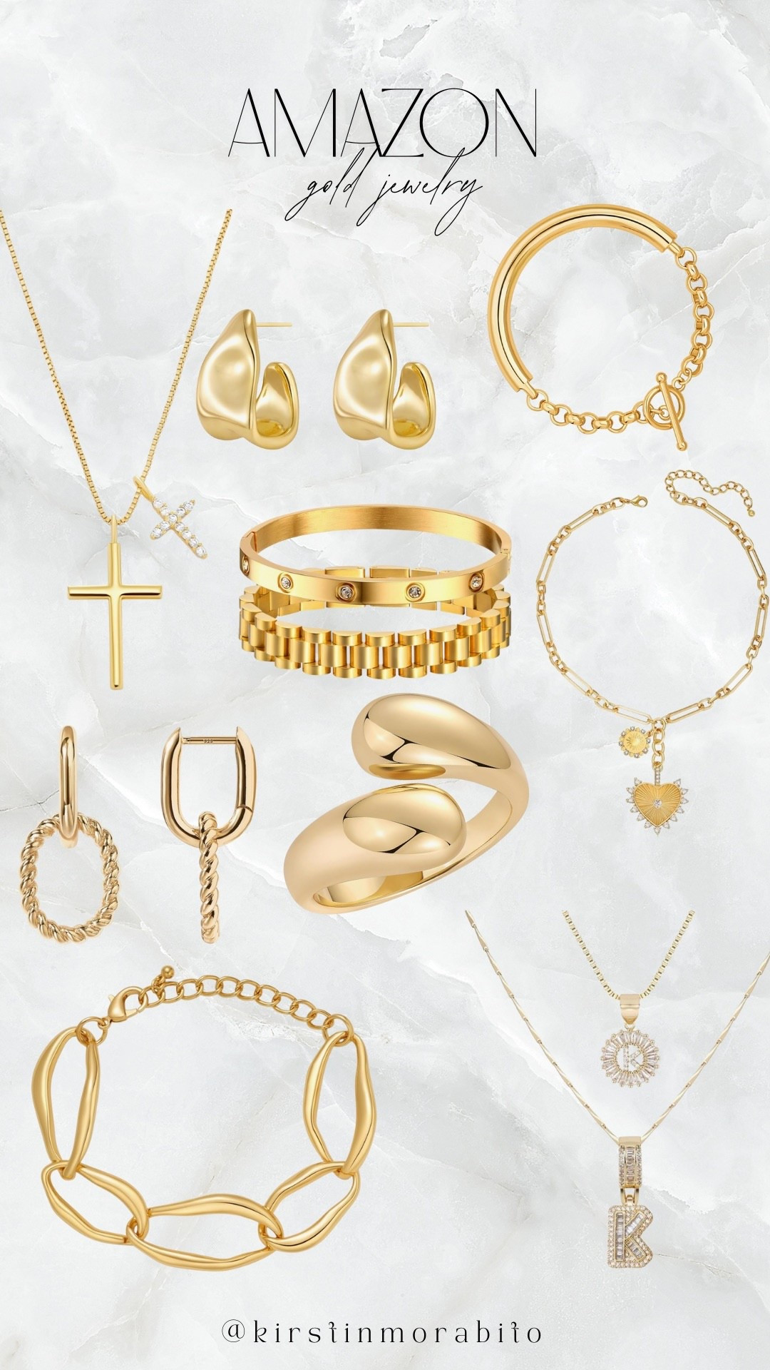 Amazon gold jewelry || all are 14k gold plated 

#LTKU #LTKStyleTip #LTKFindsUnder50