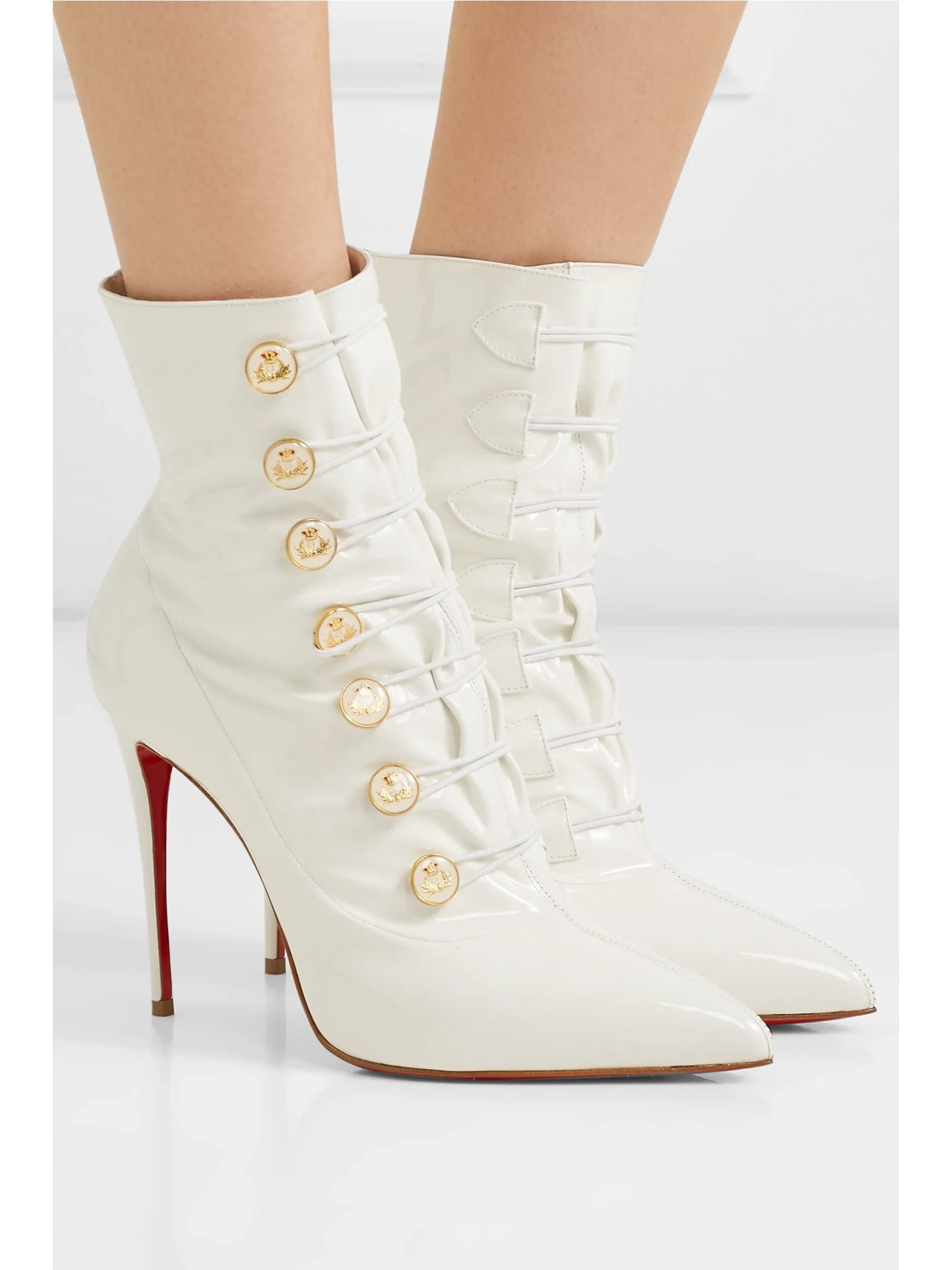 Liossima 100 patent-leather ankle boots | NET-A-PORTER (US)