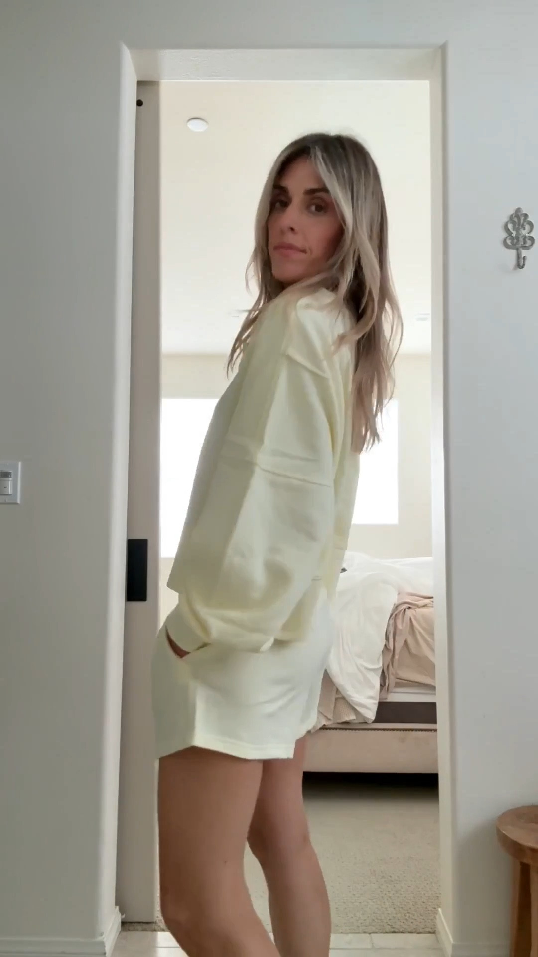 Open my Aerie order with me! They’re doing spend more, save more 👍🏼 If you spend $75+ you get 25% off and $100+ gets you 30% off!  First top I got a small, yellow set I did mediums (could have done a small in the shorts), grey sweatsuit I did a medium top and small bottom. Everything fits true to size 💕 

Aerie, loungewear, sweatsuit, sweat set, matching set, mom style, mom outfits, comfy everyday outfit, school dropoff outfit, grey sweatsuit, butter yellow, raw hem sweatshirt, neutral loungewear outfit 

#LTKSaleAlert #LTKootd #LTKgrwm