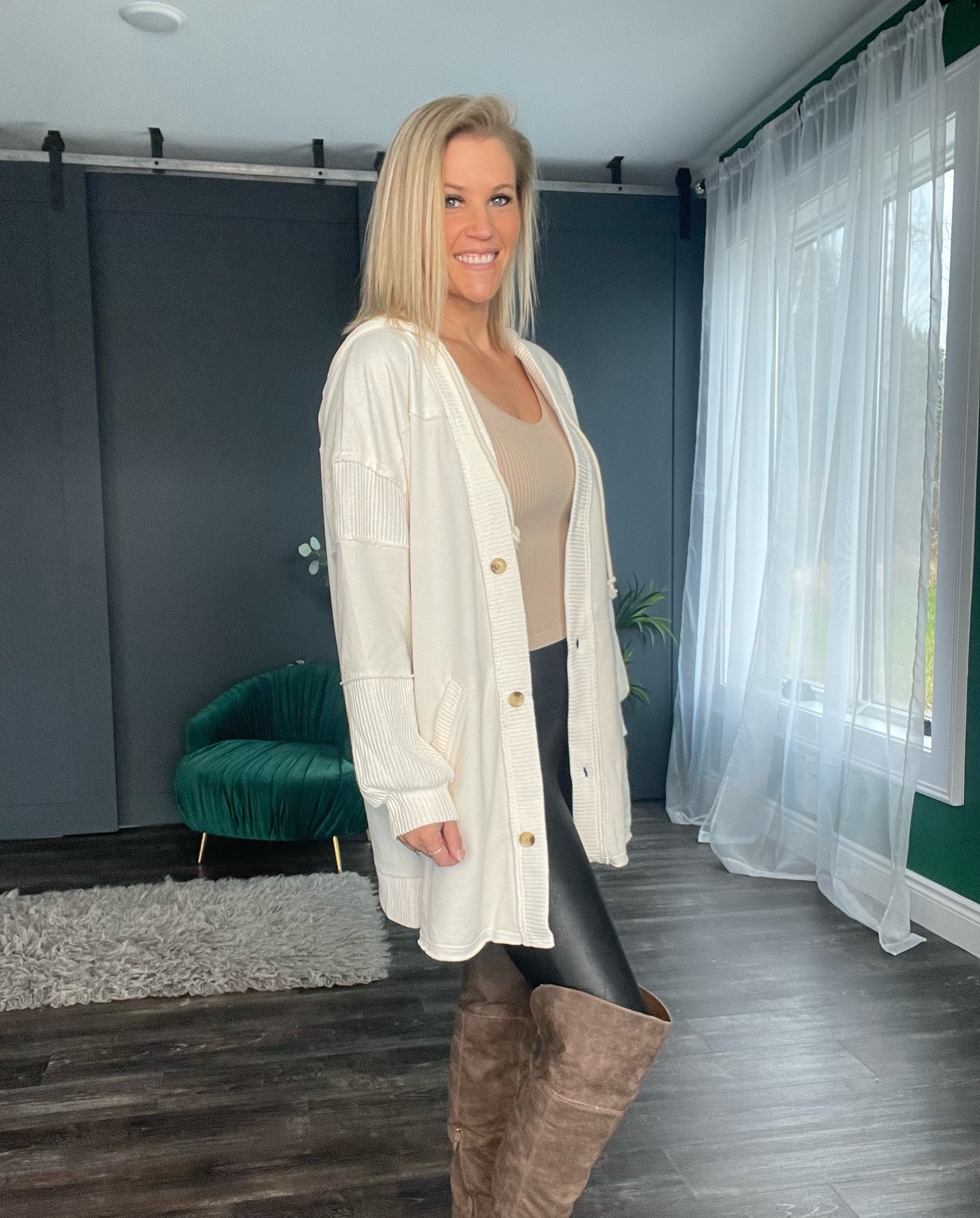 This affordable cardigan is so freakin cute! The different textures in it make it so unique and the length is perfect for fall and winter fashion. This is definitely worth the look! 

#LTKGiftGuide #LTKfindsunder50 #LTKmidsize