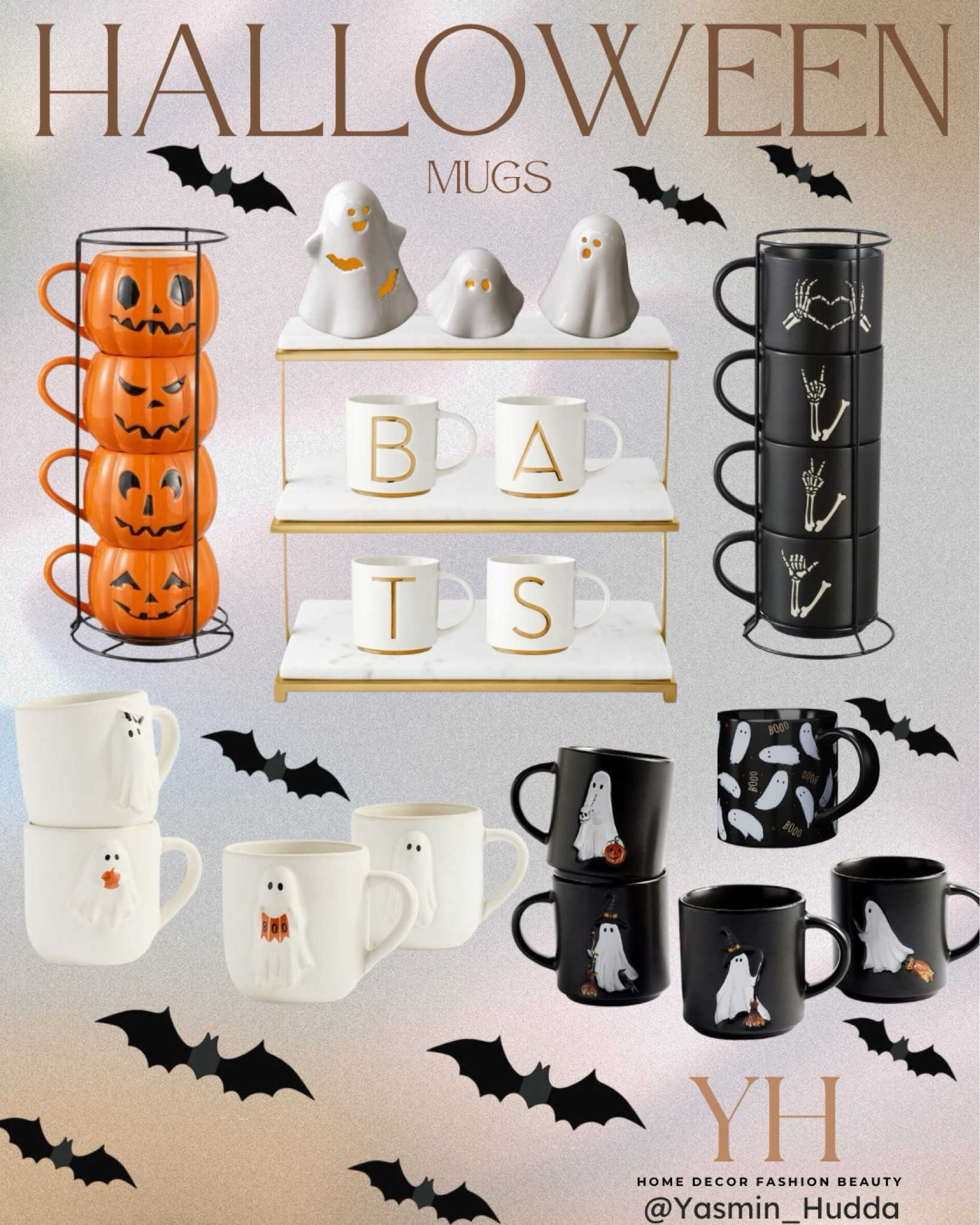 Halloween mugs and decor for 3 tiered marble stand


#LTKSeasonal #LTKStyleTip #LTKHome