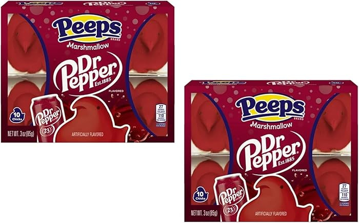 Peeps Dr Pepper - Pack of 2 - Delicious Treats Perfect for Easter Baskets - Sweets the Whole Fami... | Amazon (US)