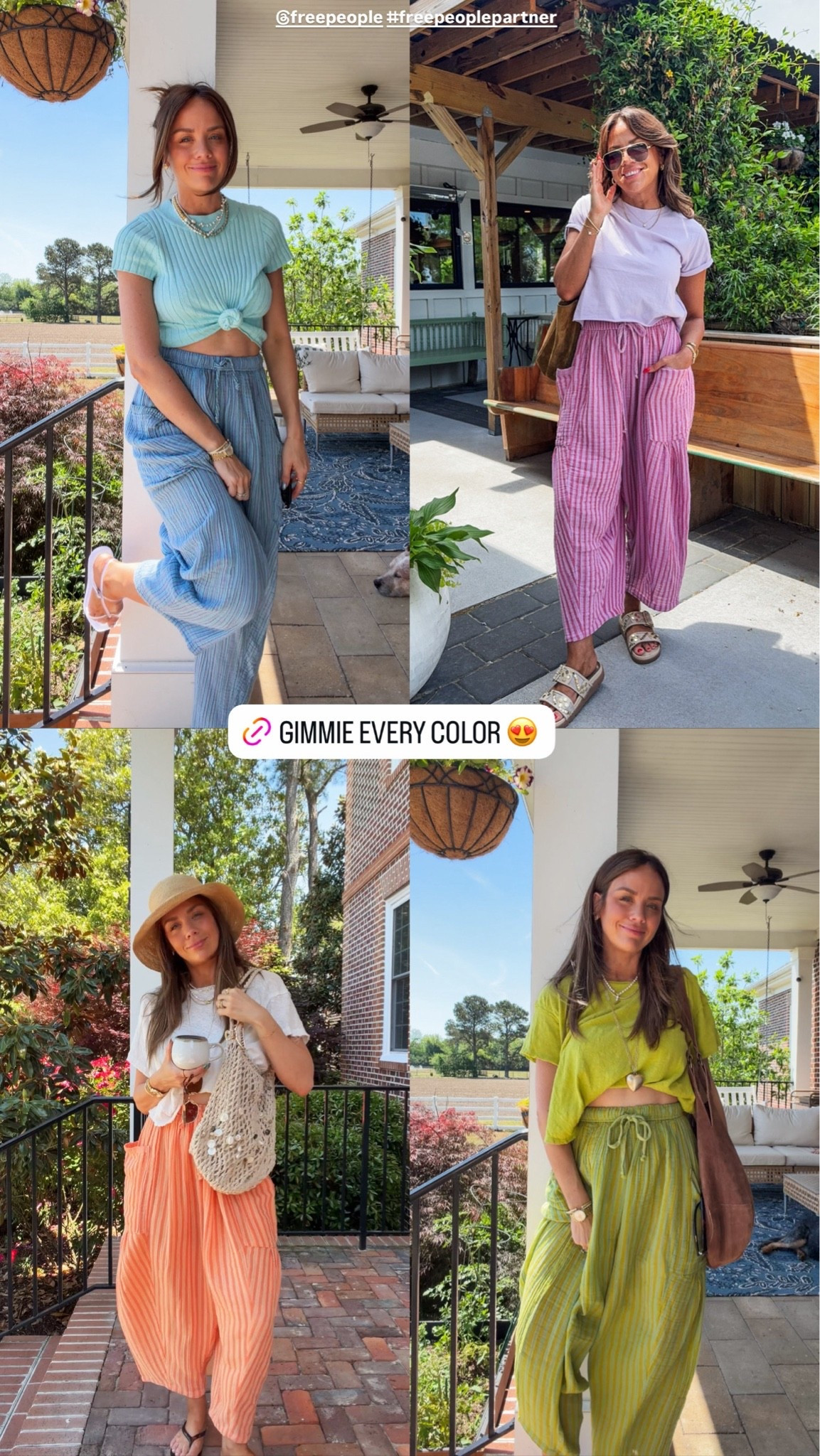 Fun pants on repeat 🔁! ☀️@freepeople looks! [everything is under $75!! 🙌🏼]  Cute & comfy spring outfits to save for inspo!
#freepeoplepartner

#LTKmomlife #LTKootd #LTKdayinmylife