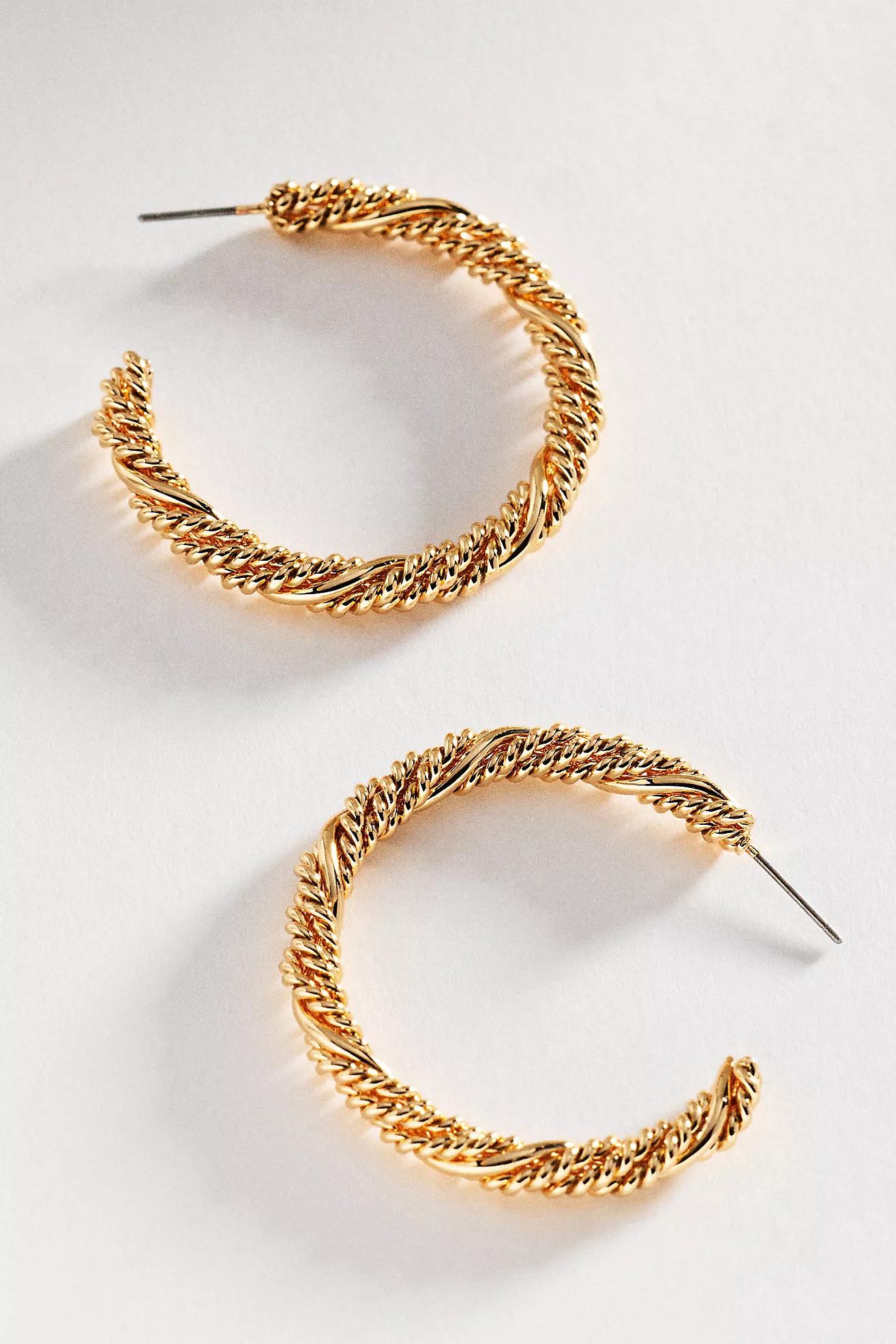 Braided Hoop Earrings | Anthropologie (US)