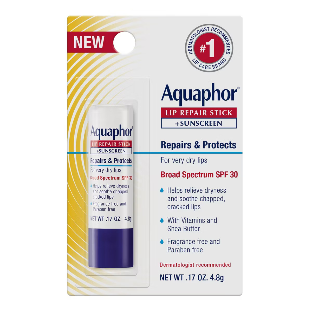 Aquaphor Lip Protectant + SPF Lip Balm - 0.17oz | Target