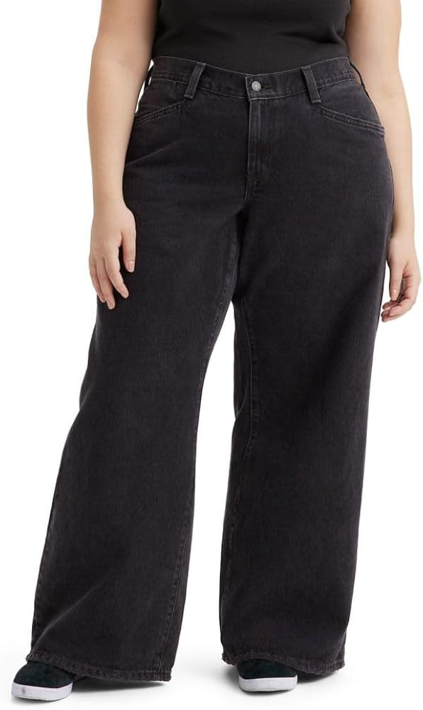 Levi's Women's 94 Baggy Wide Leg Jean (Standard and Plus) | Amazon (US)