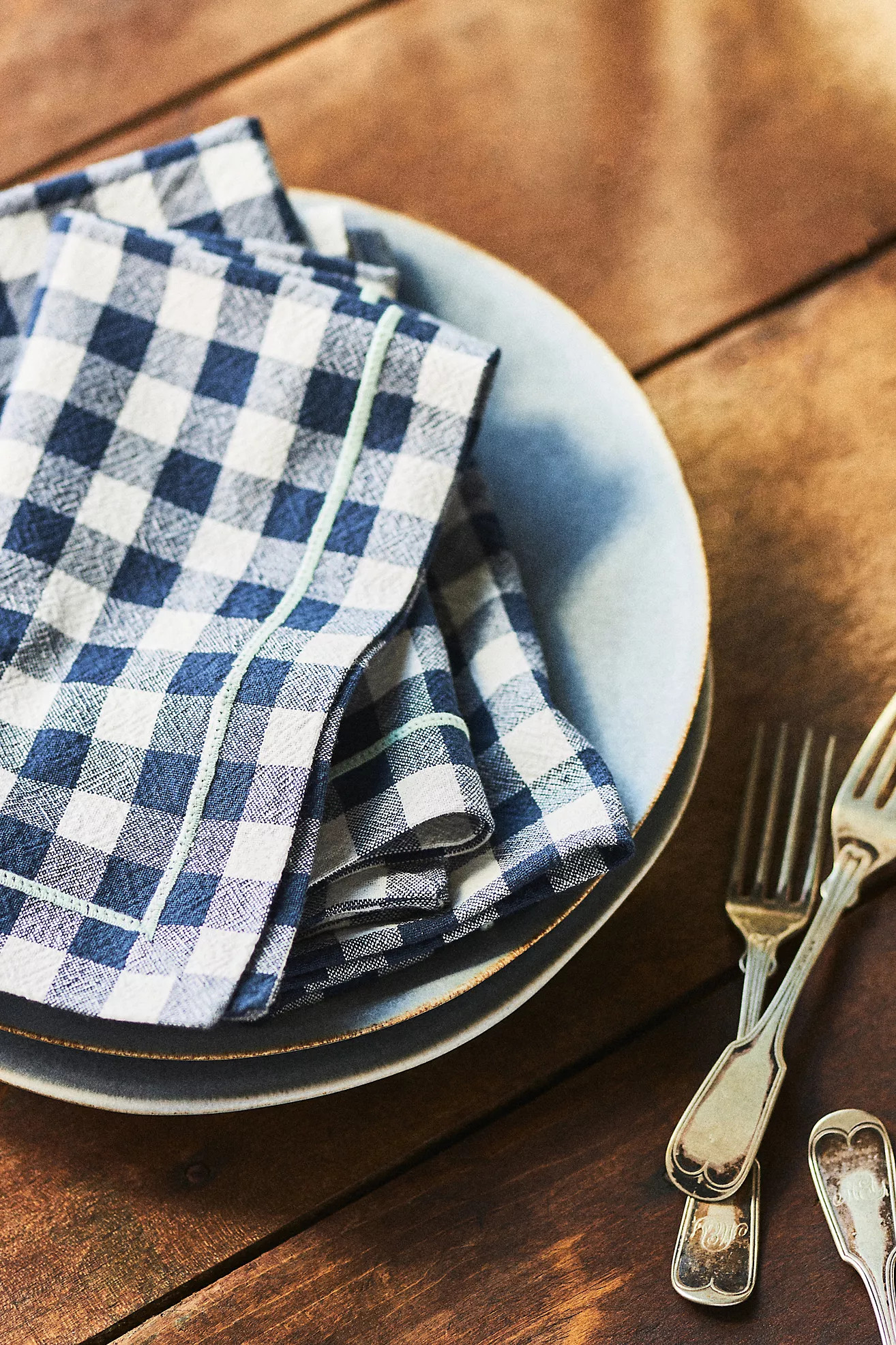 Ginny Gingham Napkins, Set of 4 | Anthropologie (US)