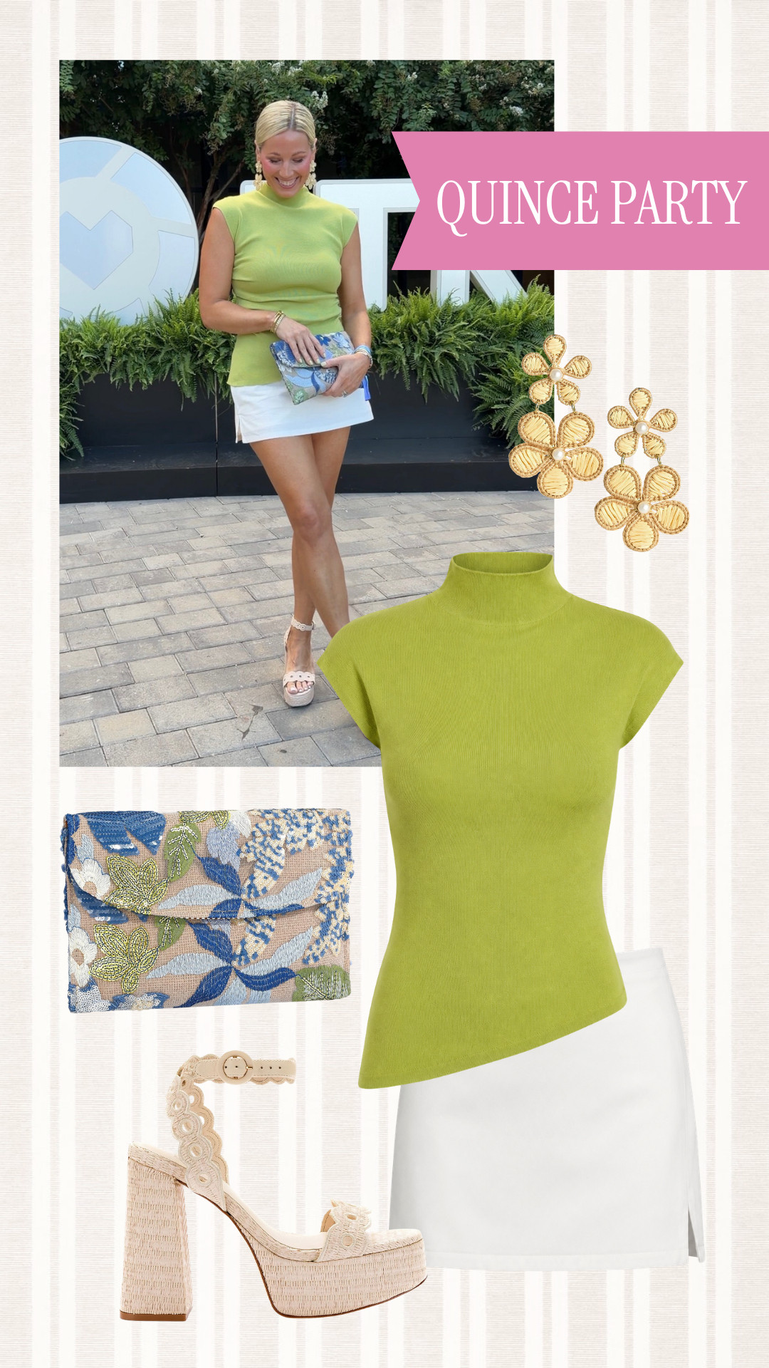 Quince party! Wearing size small in both top and skirt!

#LTKCon #LTKootd