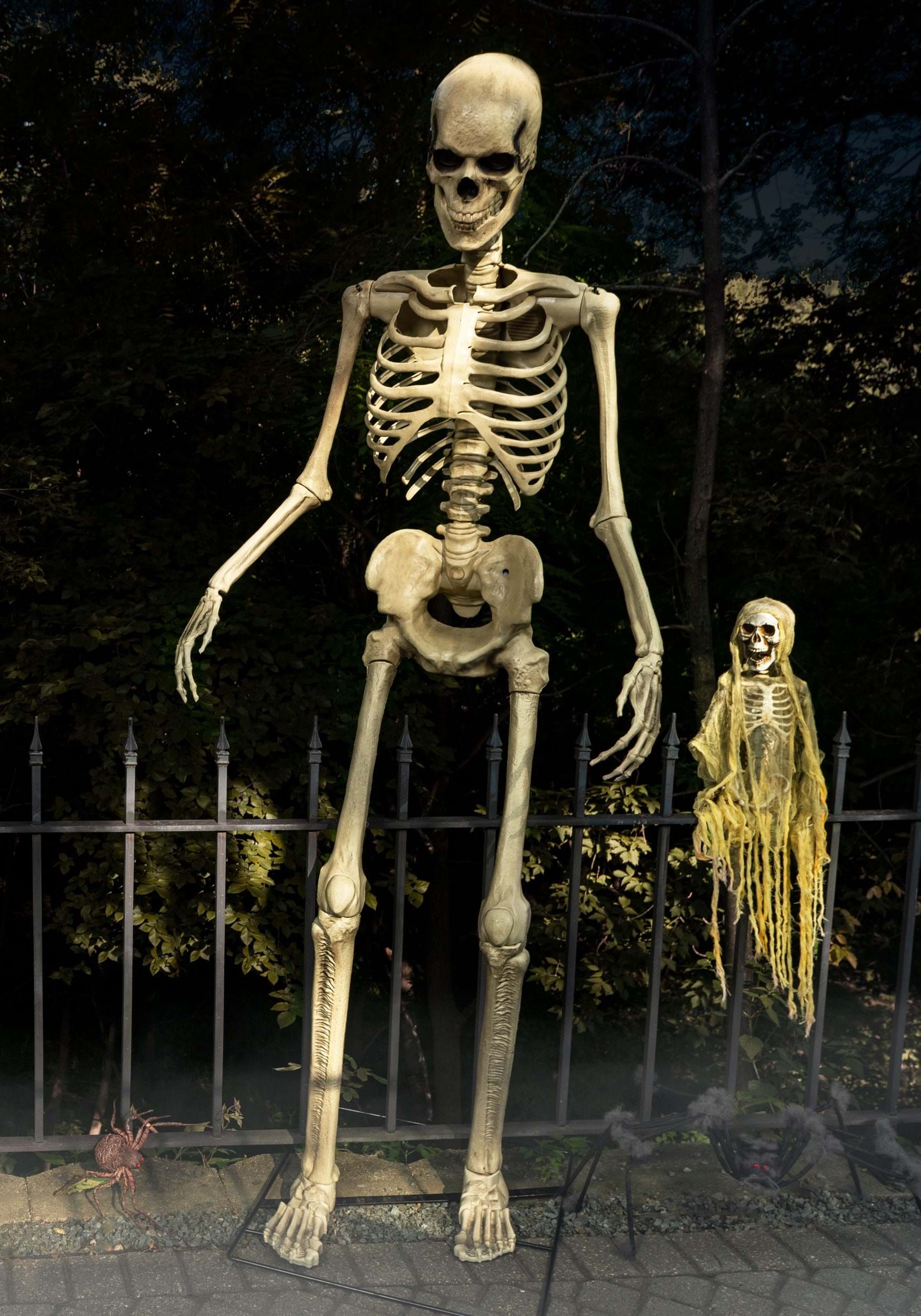 Animated 8 Foot Giant Skeleton Decoration | Walmart (US)