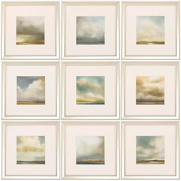Atmosphere 9-pc. Framed Art Print Set | Kirkland's Home
