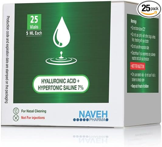 Nebuliz - Hypertonic Saline Solution 7% + Hyaluronic Acid Nebulizer Diluent for inhalators and Na... | Amazon (US)