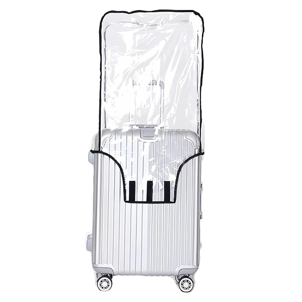 JenKin Luggage Protector Suitcase Cover PVC Waterproof Travel Suitcase Fits Most 20" to 30" (20" ... | Amazon (US)
