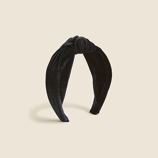 Velvet knot headband | J. Crew US
