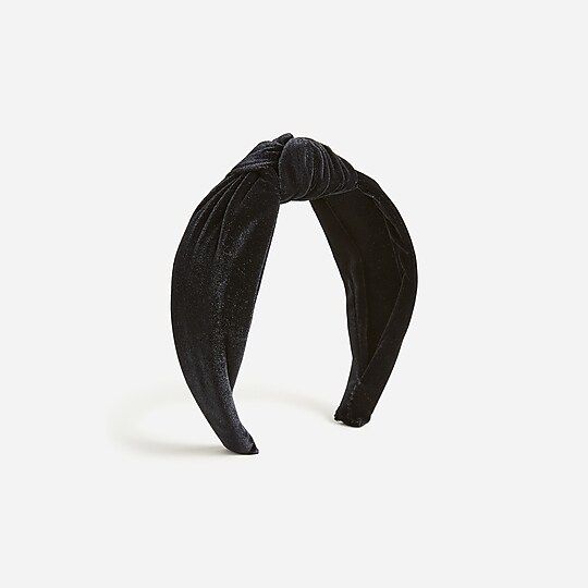 Velvet knot headband | J.Crew US